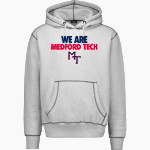 Medford Tech Jaguars MV Sport Men's Pro-Weave Contrast Stitch Hoodie Front Thumbnail