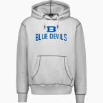 Brevard Blue Devils MV Sport Men's Pro-Weave Contrast Stitch Hoodie Front Thumbnail