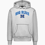 Hamilton Big Blue <span class="pdp-name-mascot">Hamilton Bull Dogs</span> MV Sport Men's Pro-Weave Contrast Stitch Hoodie Front Thumbnail