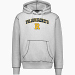 Rochester YellowJackets MV Sport Men's Pro-Weave Contrast Stitch Hoodie Front Thumbnail