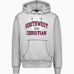 Southwest Christian Stars MV Sport Men's Pro-Weave Contrast Stitch Hoodie Front Thumbnail