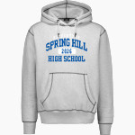 Spring Hill Panthers <span class="pdp-name-mascot">Spring Hill Panthers</span> MV Sport Men's Pro-Weave Contrast Stitch Hoodie Front Thumbnail