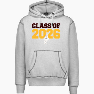 MV Sport Men's Pro-Weave Contrast Stitch Hoodie