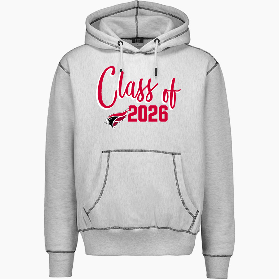 LAWNDALE HIGH SCHOOL CARDINALS <span class="pdp-name-mascot">LAWNDALE CARDINALS</span> MV Sport Men's Pro-Weave Contrast Stitch Hoodie