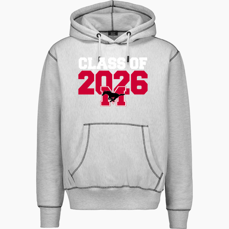 MUNSTER HIGH SCHOOL MUSTANGS <span class="pdp-name-mascot">MUNSTER MUSTANGS</span> MV Sport Men's Pro-Weave Contrast Stitch Hoodie