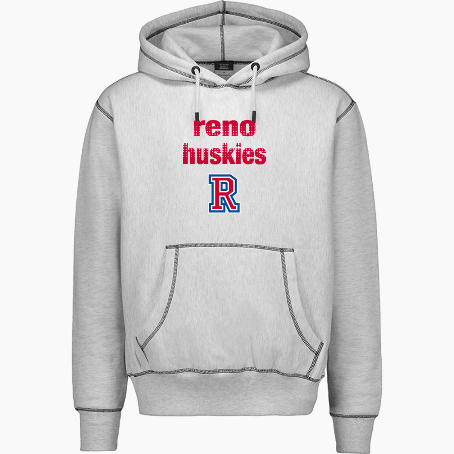 RENO HIGH SCHOOL HUSKIES MV Sport Men's Pro-Weave Contrast Stitch Hoodie