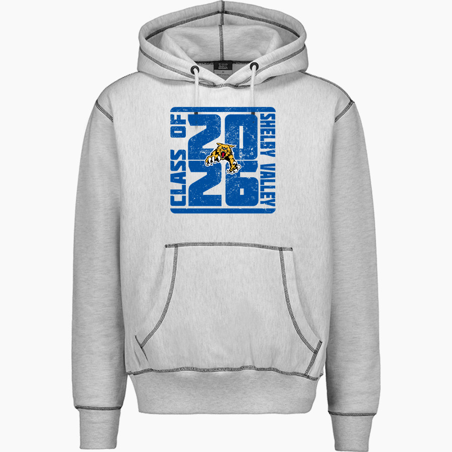 SHELBY VALLEY HIGH SCHOOL WILDCATS <span class="pdp-name-mascot">SHELBY VALLEY WILDCATS</span> MV Sport Men's Pro-Weave Contrast Stitch Hoodie