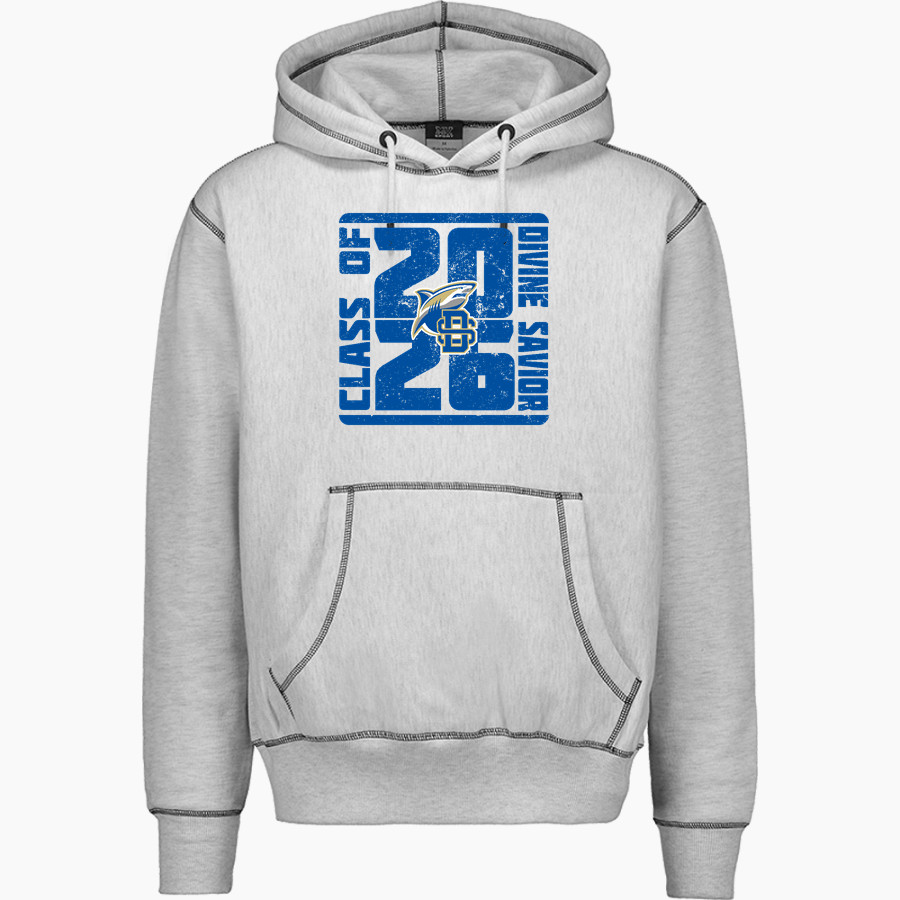 Divine Savior Academy Sharks MV Sport Men's Pro-Weave Contrast Stitch Hoodie