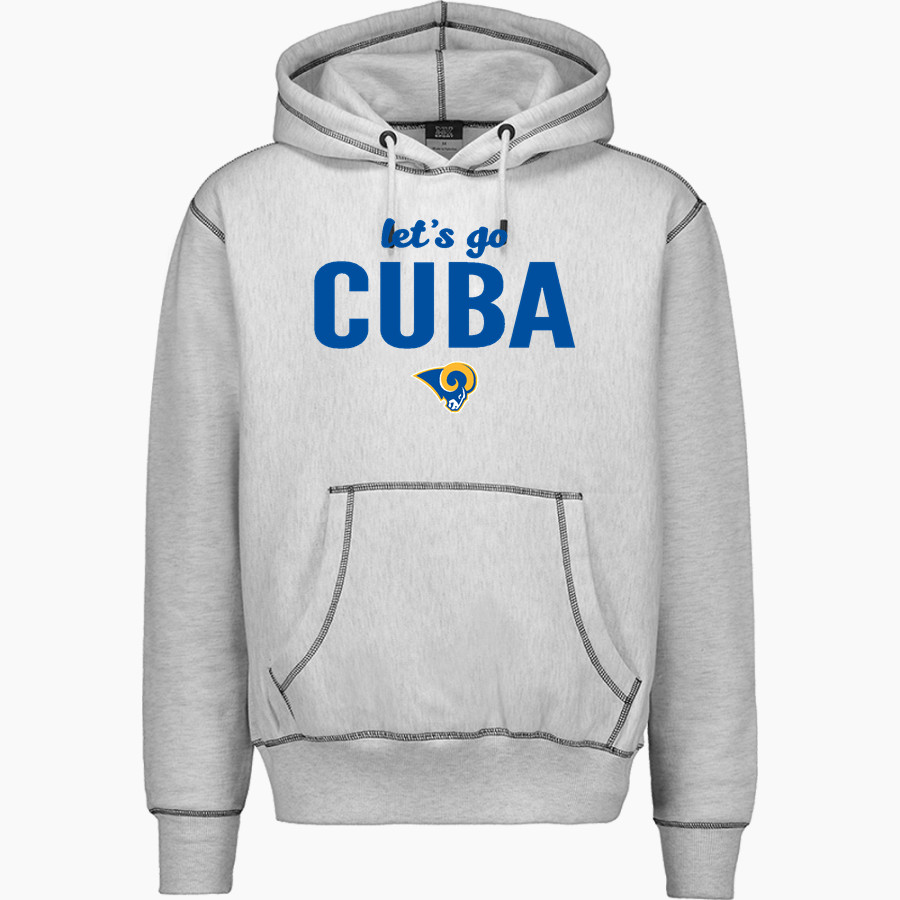 CUBA HIGH SCHOOL RAMS MV Sport Men's Pro-Weave Contrast Stitch Hoodie
