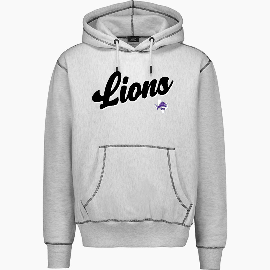 Johnson County Lions <span class="pdp-name-mascot">JOHNSON COUNTY SPORTS ASSOCIATION Lions</span> MV Sport Men's Pro-Weave Contrast Stitch Hoodie
