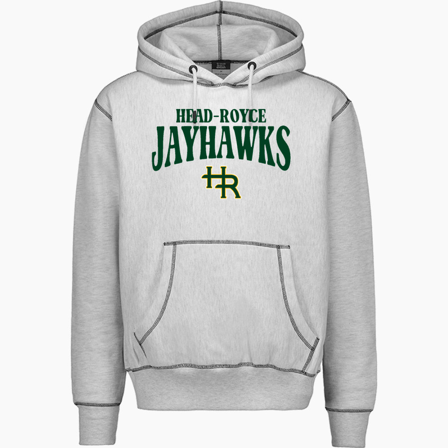 Head-Royce Jayhawks MV Sport Men's Pro-Weave Contrast Stitch Hoodie