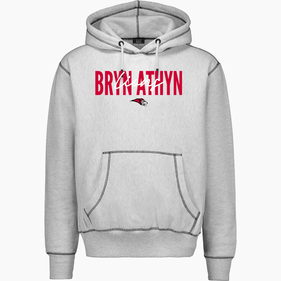 Bryn Athyn College The Official Store of the Lions <span class="pdp-name-mascot">Bryn Athyn College Lions</span> MV Sport Men's Pro-Weave Contrast Stitch Hoodie