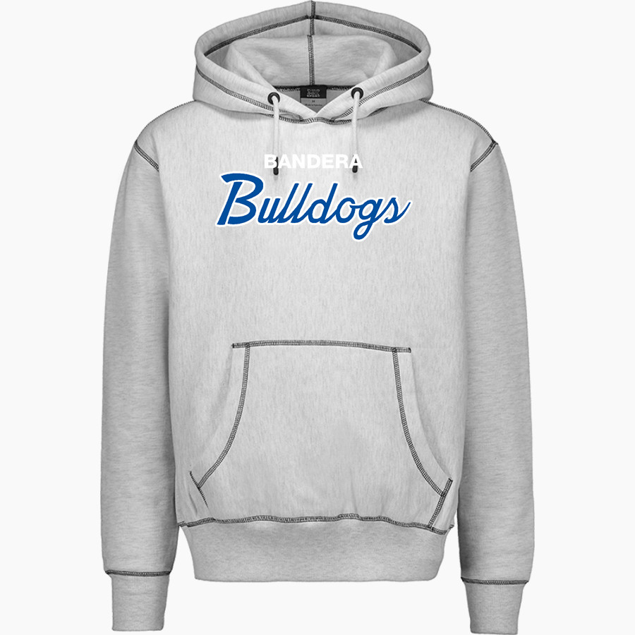 BANDERA HIGH SCHOOL BULLDOGS MV Sport Men's Pro-Weave Contrast Stitch Hoodie