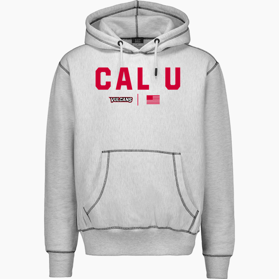 California University of Pennsylvania MV Sport Men's Pro-Weave Contrast Stitch Hoodie