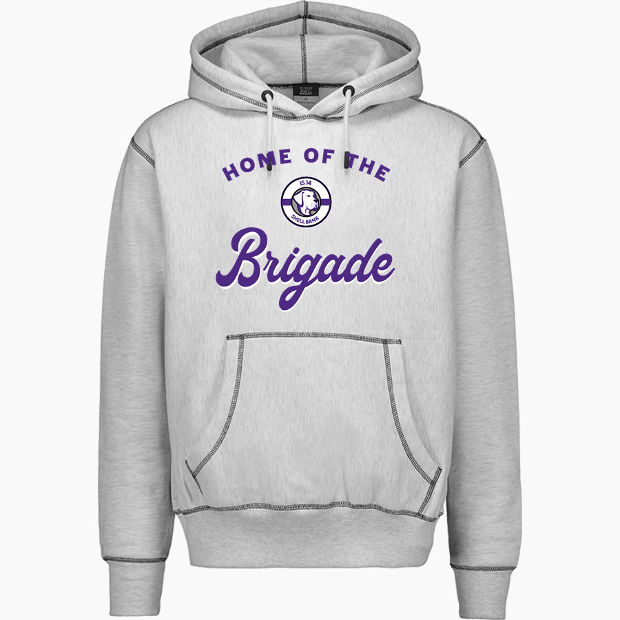 Shell Bank Brigade MV Sport Men's Pro-Weave Contrast Stitch Hoodie