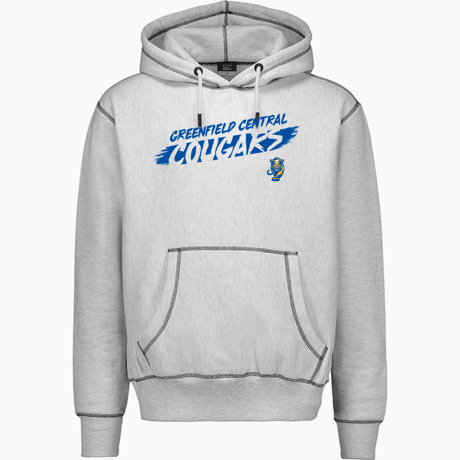 Greenfield Central Cougars Online Store <span class="pdp-name-mascot">Greenfield-Central Cougars</span> MV Sport Men's Pro-Weave Contrast Stitch Hoodie