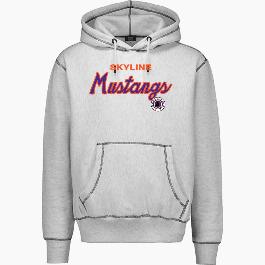 Skyline Gila River Mustangs <span class="pdp-name-mascot">Skyline Mustangs</span> MV Sport Men's Pro-Weave Contrast Stitch Hoodie