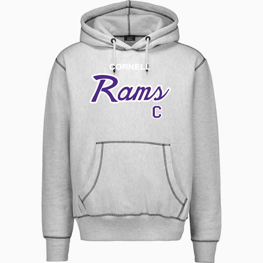 Cornell Rams <span class="pdp-name-mascot">Cornell Rams</span> MV Sport Men's Pro-Weave Contrast Stitch Hoodie