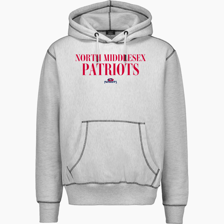 North Middlesex Patriots MV Sport Men's Pro-Weave Contrast Stitch Hoodie
