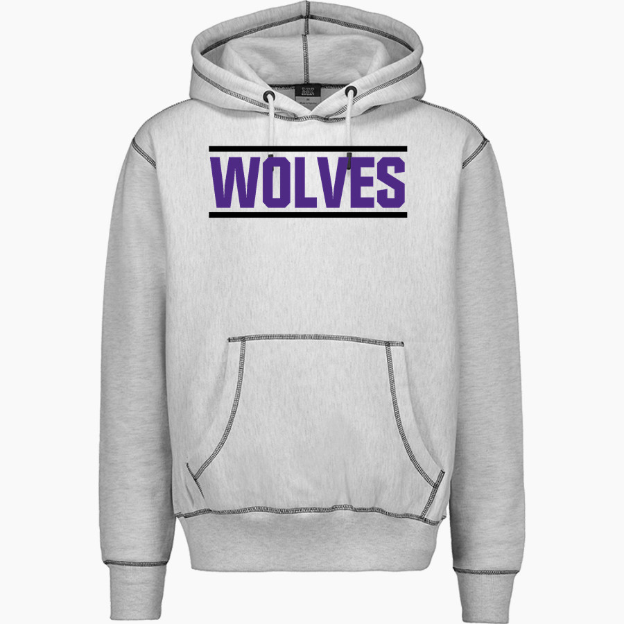 JJC Wolves <span class="pdp-name-mascot">JJC Wolves</span> MV Sport Men's Pro-Weave Contrast Stitch Hoodie
