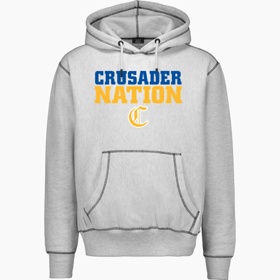 CANTERBURY SCHOOL OF FLORIDA CRUSADERS <span class="pdp-name-mascot">CANTERBURY OF FLORIDA CRUSADERS</span> MV Sport Men's Pro-Weave Contrast Stitch Hoodie
