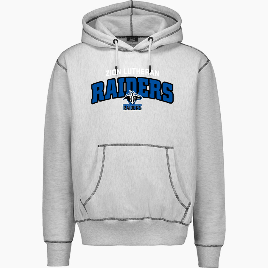 Zion Lutheran Raiders MV Sport Men's Pro-Weave Contrast Stitch Hoodie