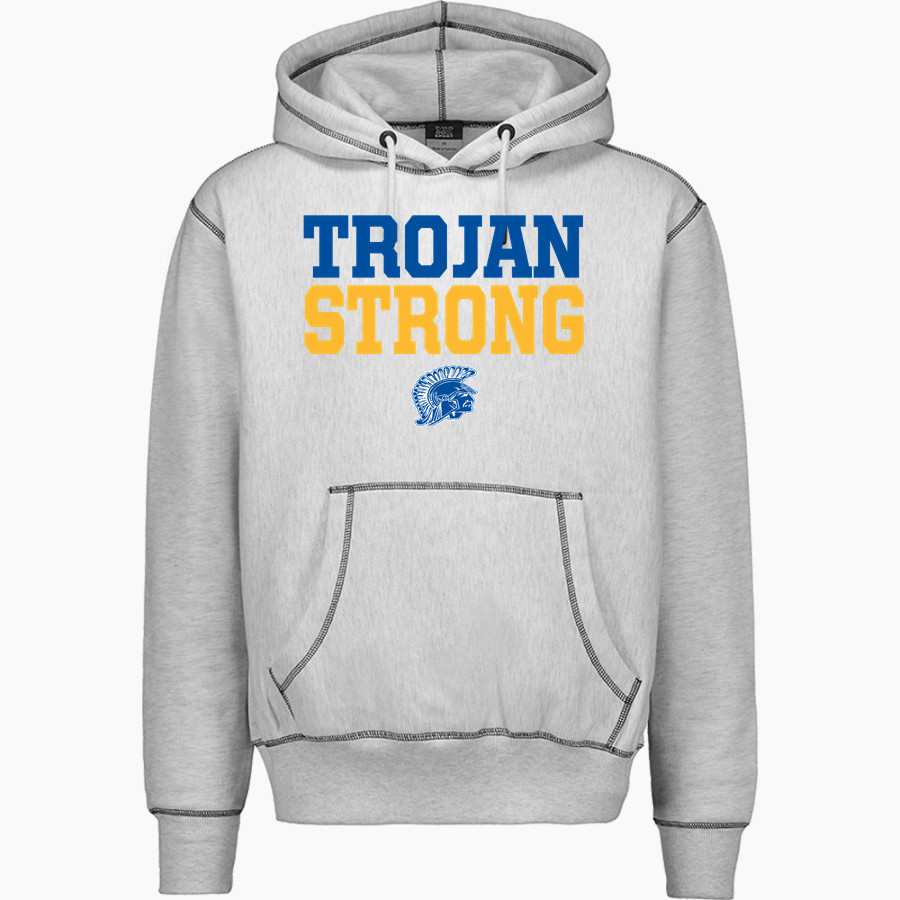 Tichenor Middle School Trojans <span class="pdp-name-mascot">Tichenor Middle School Trojans</span> MV Sport Men's Pro-Weave Contrast Stitch Hoodie