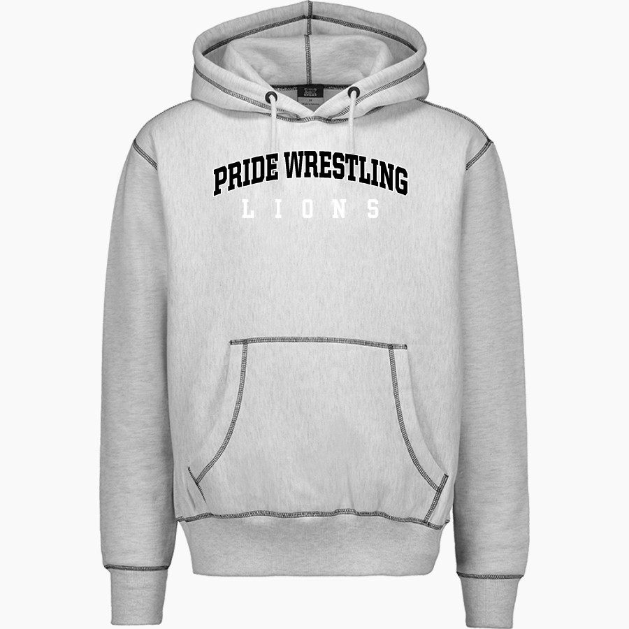 Pride Wrestling Lions <span class="pdp-name-mascot">Pride Wrestling Lions</span> MV Sport Men's Pro-Weave Contrast Stitch Hoodie