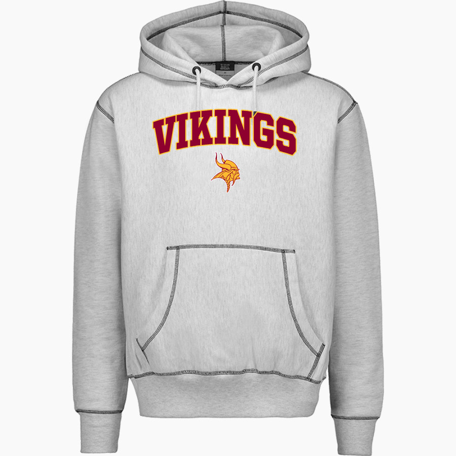 VOORHEES VIKINGS official sideline store MV Sport Men's Pro-Weave Contrast Stitch Hoodie