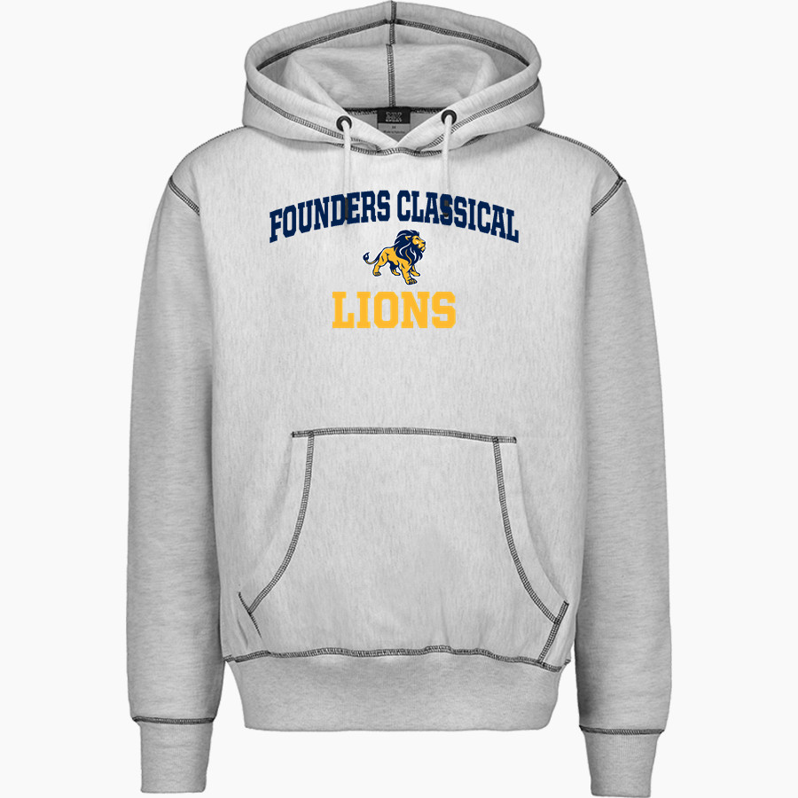 Founders Classical Lions <span class="pdp-name-mascot">Founders Classical Lions</span> MV Sport Men's Pro-Weave Contrast Stitch Hoodie