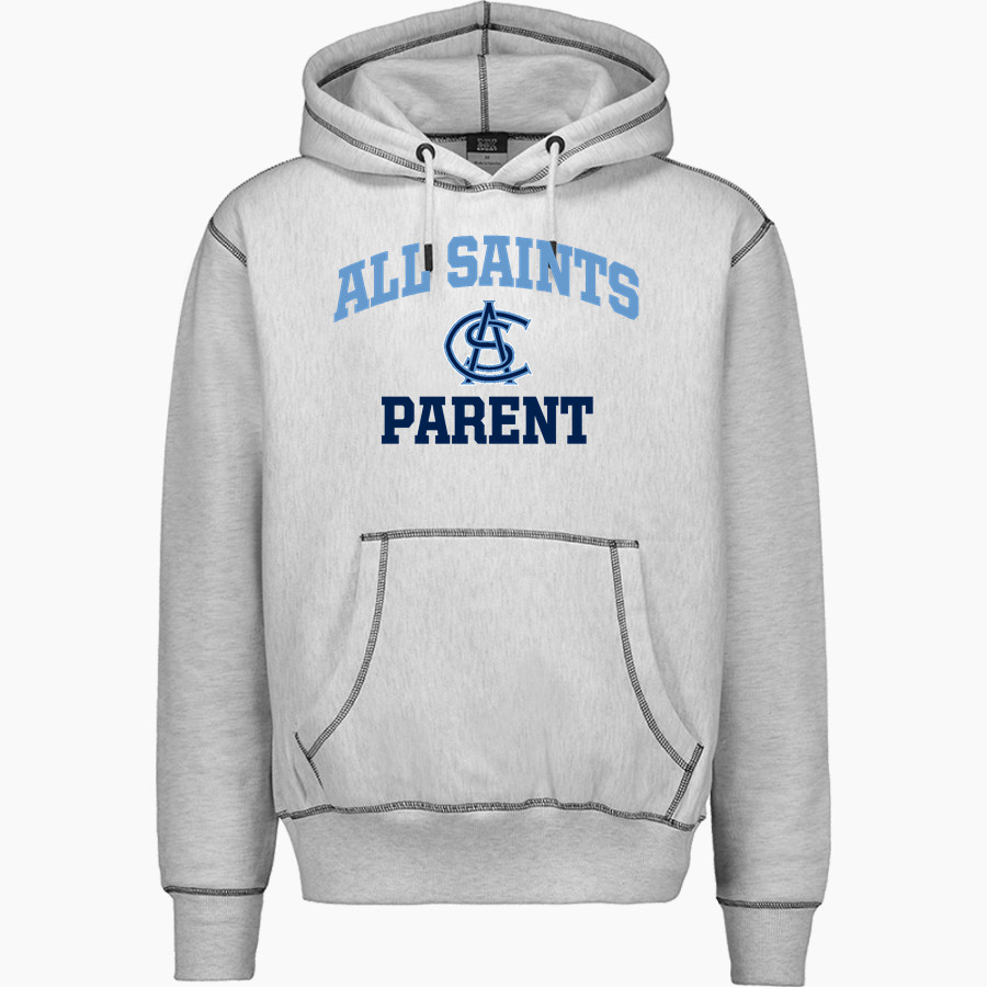 ALL SAINTS CATHOLIC HIGH SCHOOL COUGARS <span class="pdp-name-mascot">ALL SAINTS COUGARS</span> MV Sport Men's Pro-Weave Contrast Stitch Hoodie