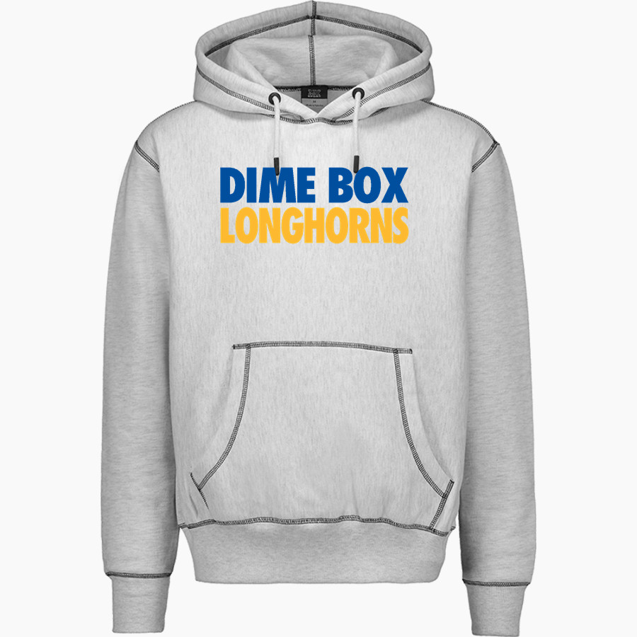 DIME BOX HIGH SCHOOL LONGHORNS <span class="pdp-name-mascot">DIME BOX LONGHORNS</span> MV Sport Men's Pro-Weave Contrast Stitch Hoodie