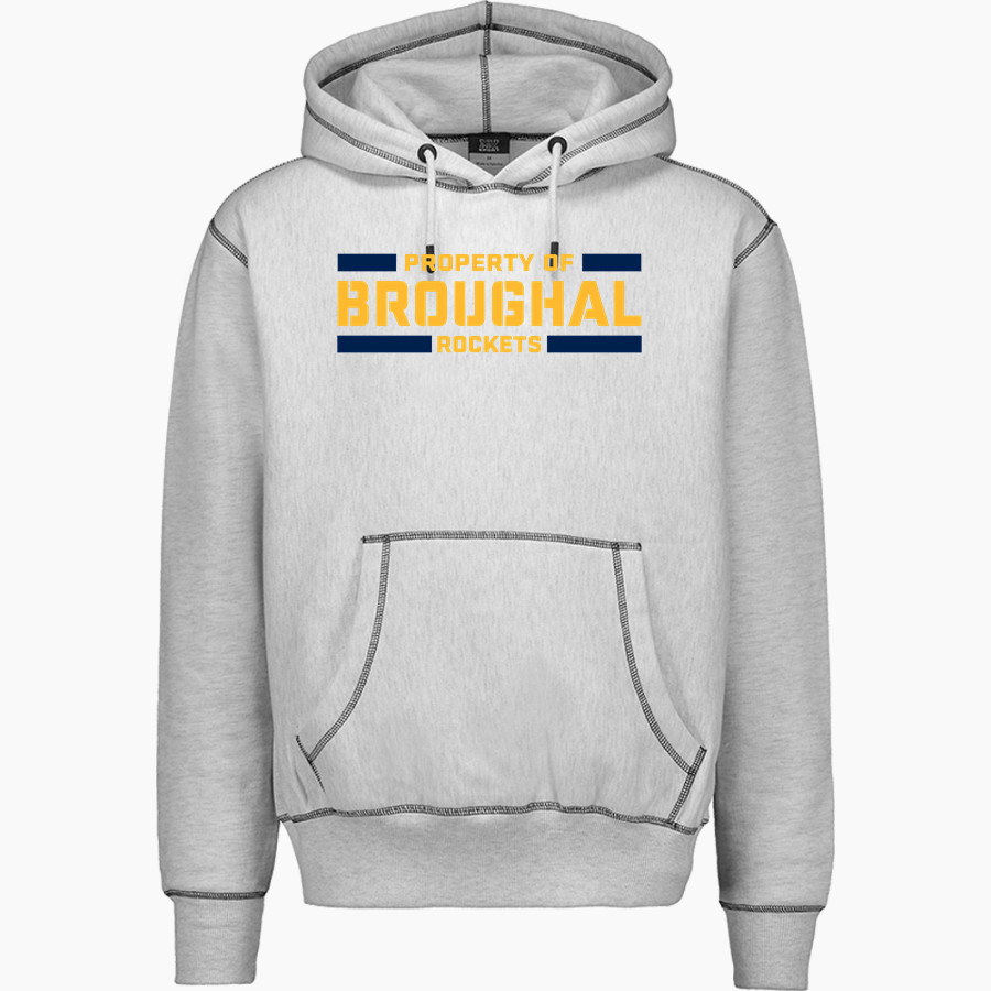 Broughal Rockets <span class="pdp-name-mascot">Broughal Rockets</span> MV Sport Men's Pro-Weave Contrast Stitch Hoodie