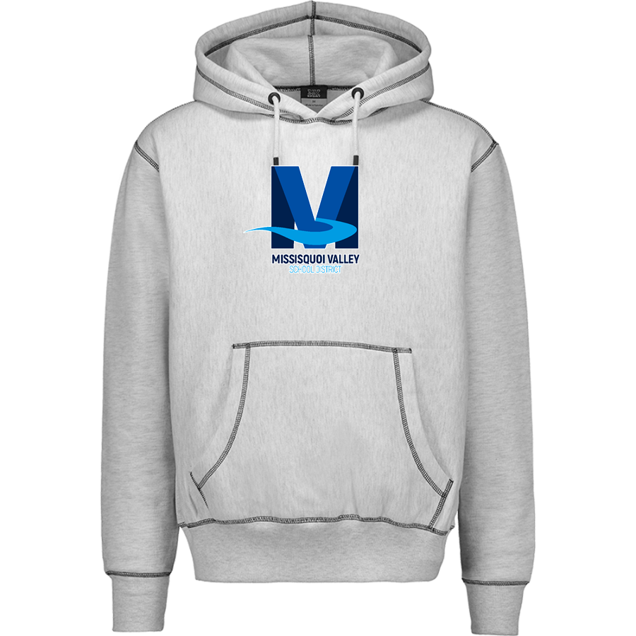 MVSD MVSD <span class="pdp-name-mascot">MISSISQUOI VALLEY SCHOOL DISTRICT</span> MV Sport Men's Pro-Weave Contrast Stitch Hoodie
