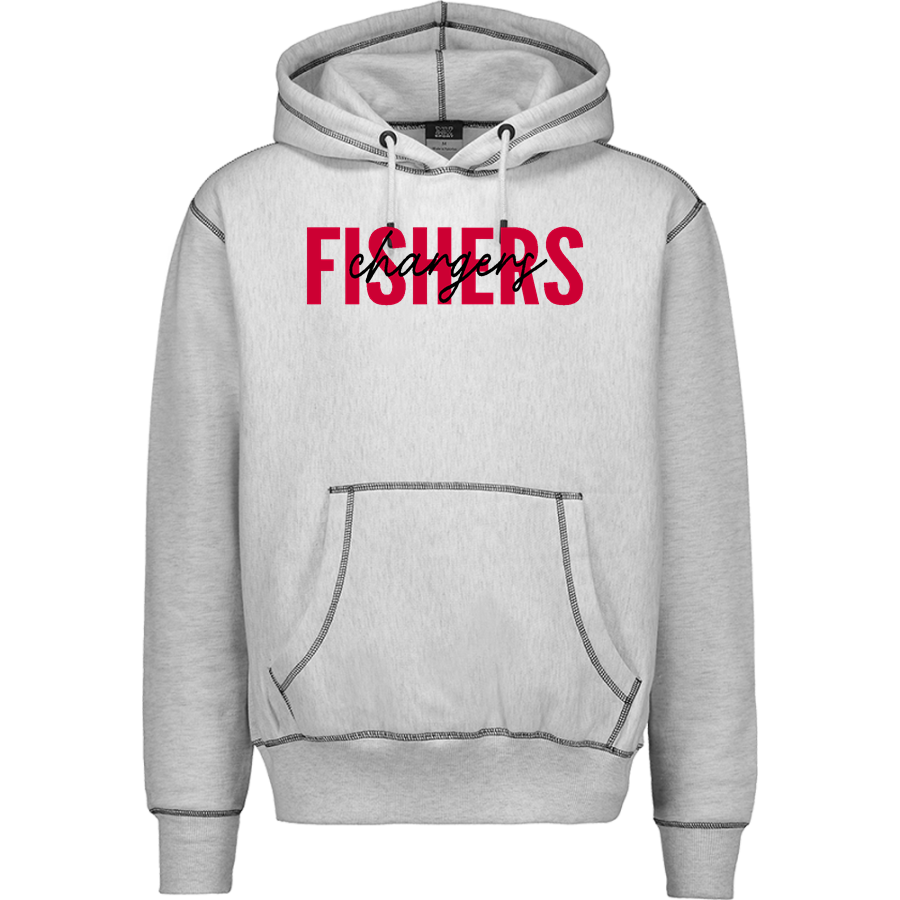 Fishers Chargers <span class="pdp-name-mascot">Fishers Chargers</span> MV Sport Men's Pro-Weave Contrast Stitch Hoodie