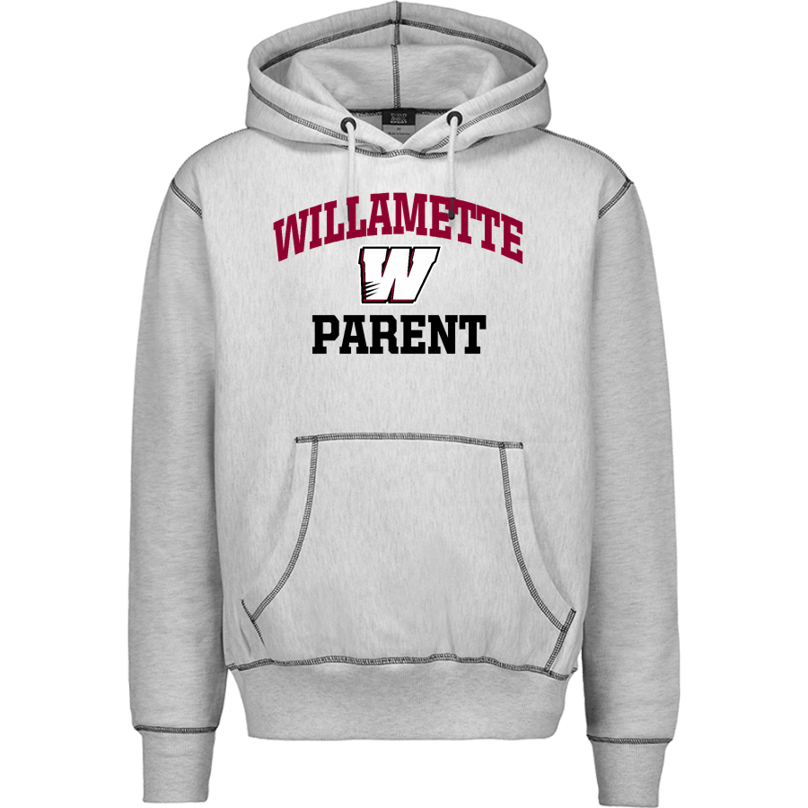 Willamette Wolverines <span class="pdp-name-mascot">Willamette Wolverines</span> MV Sport Men's Pro-Weave Contrast Stitch Hoodie