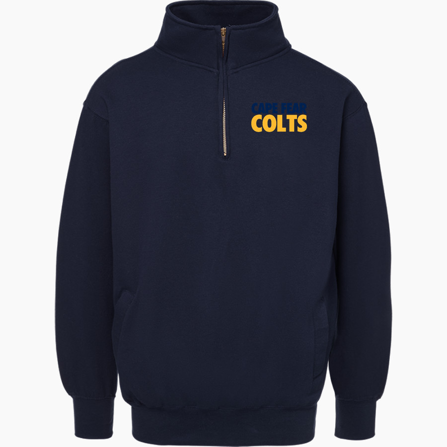Cape Fear Colts <span class="pdp-name-mascot">Cape Fear Colts</span> MV Sport Men's Fundamental Fleece 1/4 Zip