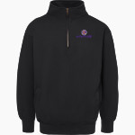 Alfred University Saxons <span class="pdp-name-mascot">Alfred University Saxons</span> MV Sport Men's Fundamental Fleece 1/4 Zip Front Thumbnail