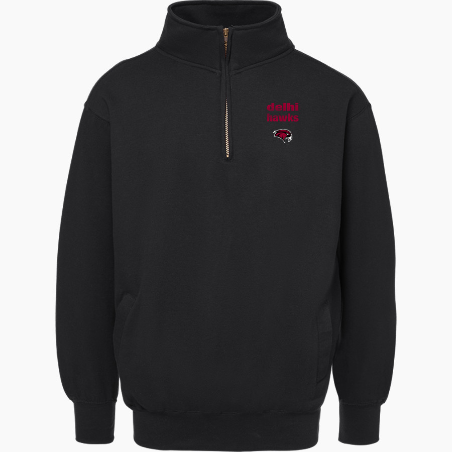 DELHI HIGH SCHOOL HAWKS <span class="pdp-name-mascot">DELHI HAWKS</span> MV Sport Men's Fundamental Fleece 1/4 Zip