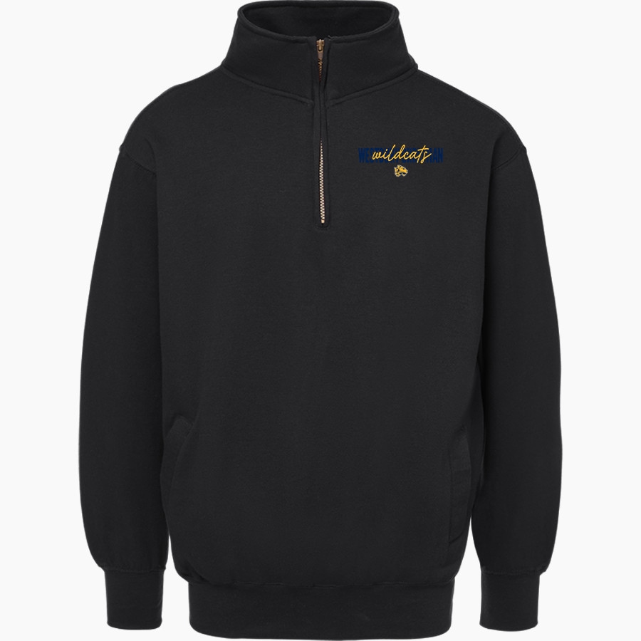 Westbury Christian Wildcats <span class="pdp-name-mascot">Westbury Christian Wildcats</span> MV Sport Men's Fundamental Fleece 1/4 Zip