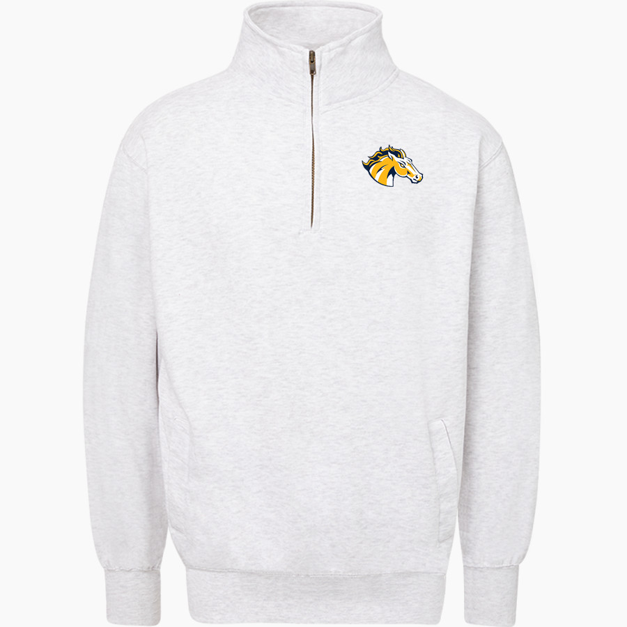 Breck Mustangs <span class="pdp-name-mascot">Breck School Mustangs</span> MV Sport Men's Fundamental Fleece 1/4 Zip
