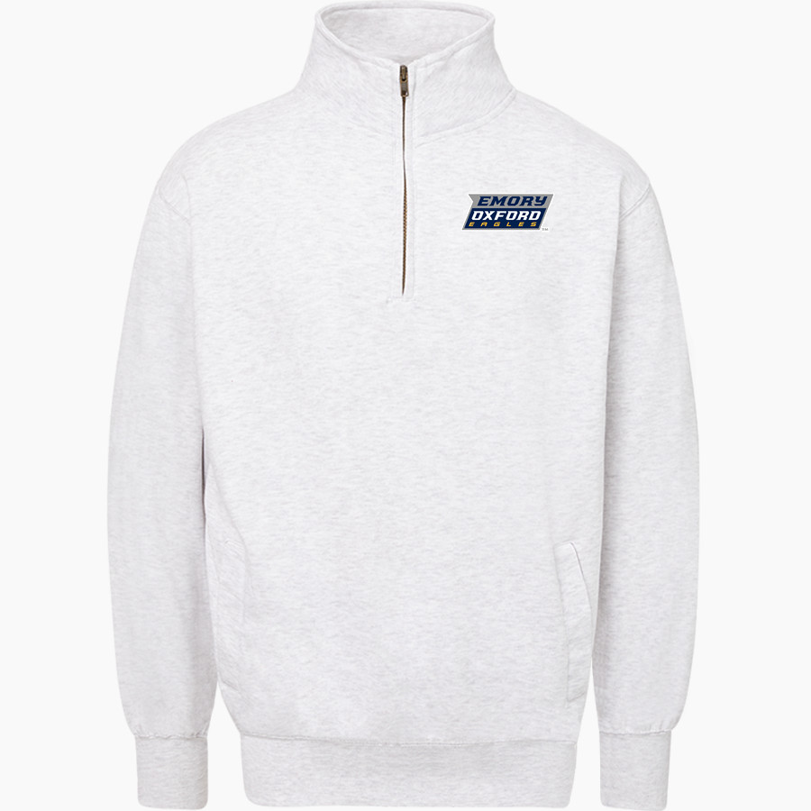 Oxford College of Emory University Eagles <span class="pdp-name-mascot">Oxford College of Emory University Eagles</span> MV Sport Men's Fundamental Fleece 1/4 Zip