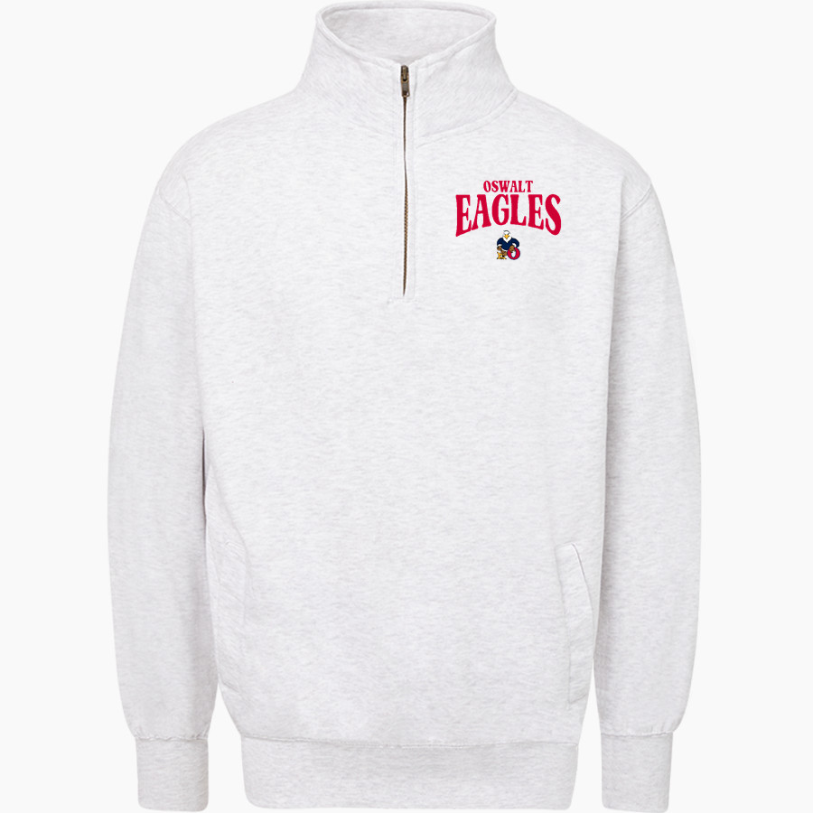 Oswalt Eagles <span class="pdp-name-mascot">Oswalt Academy Eagles</span> MV Sport Men's Fundamental Fleece 1/4 Zip