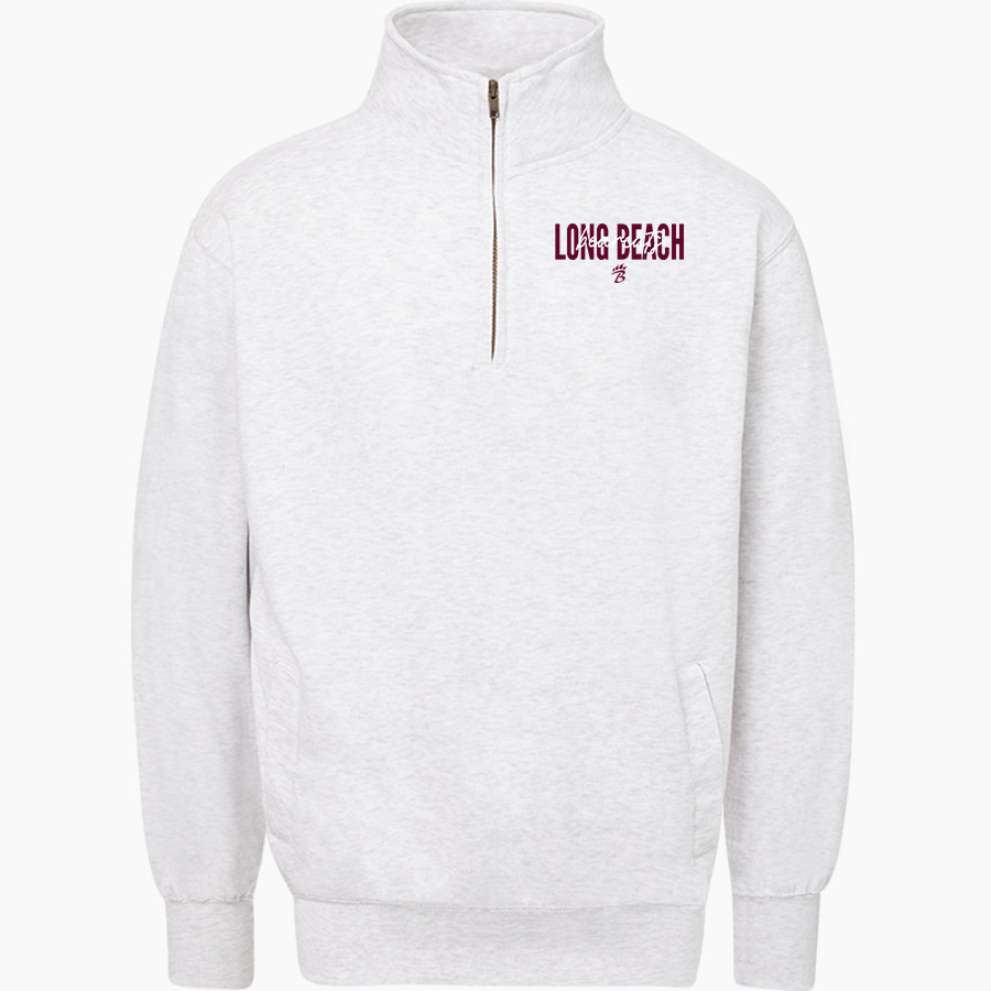 LONG BEACH HIGH SCHOOL BEARCATS <span class="pdp-name-mascot">LONG BEACH BEARCATS</span> MV Sport Men's Fundamental Fleece 1/4 Zip