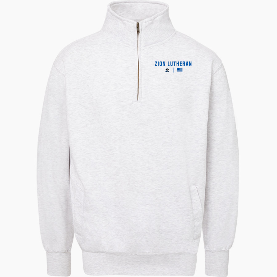 Zion Lutheran Raiders MV Sport Men's Fundamental Fleece 1/4 Zip