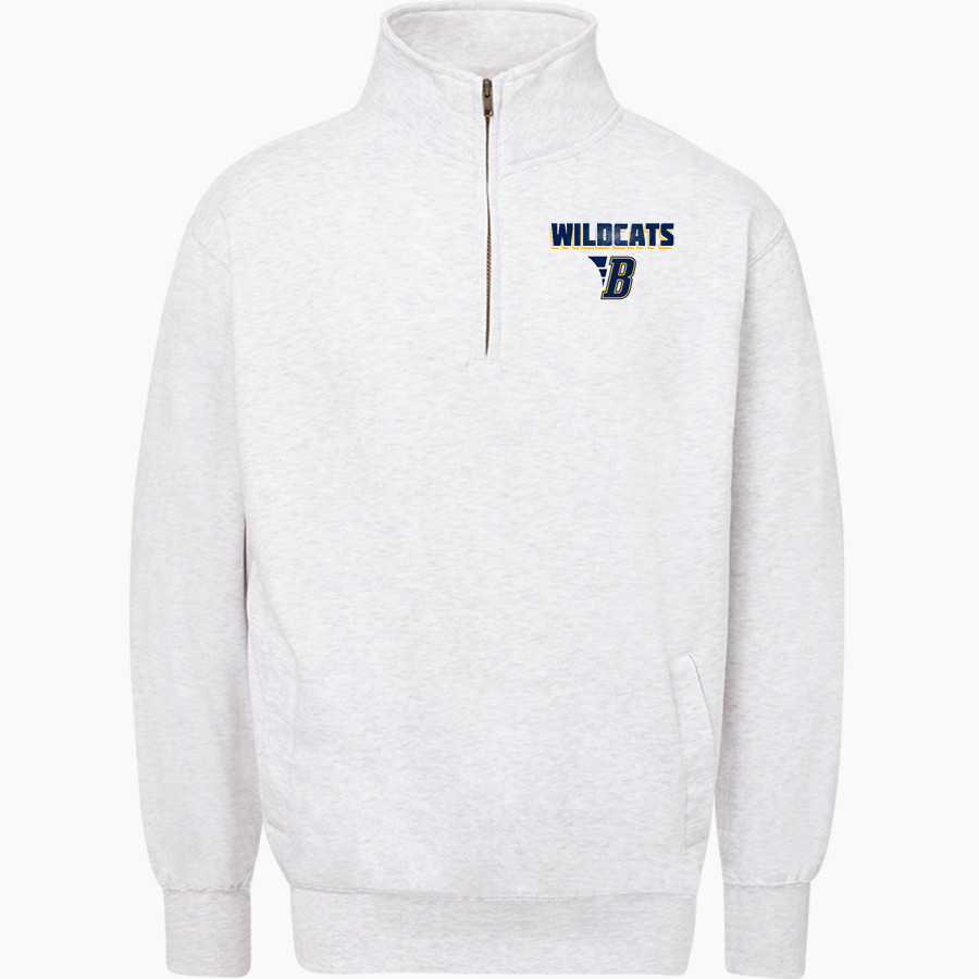 BELLEVILLE HIGH SCHOOL WILDCATS <span class="pdp-name-mascot">BELLEVILLE WILDCATS</span> MV Sport Men's Fundamental Fleece 1/4 Zip