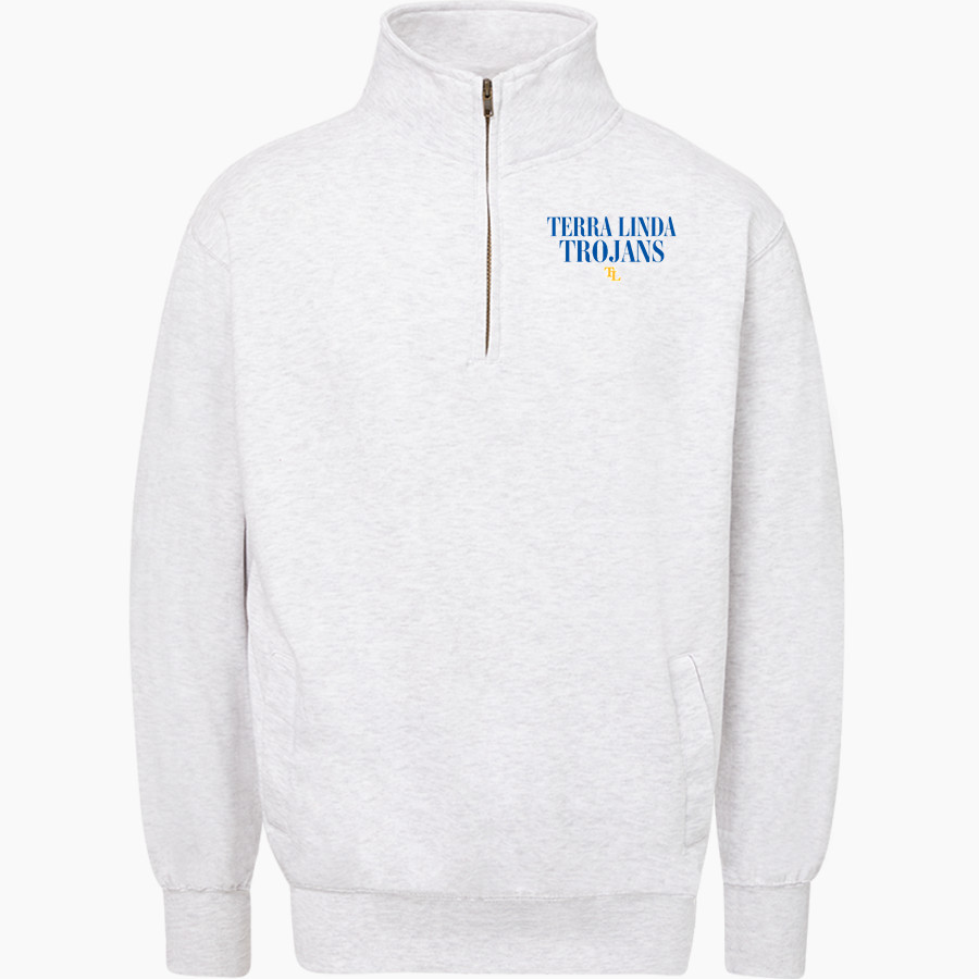 Terra Linda Trojans MV Sport Men's Fundamental Fleece 1/4 Zip