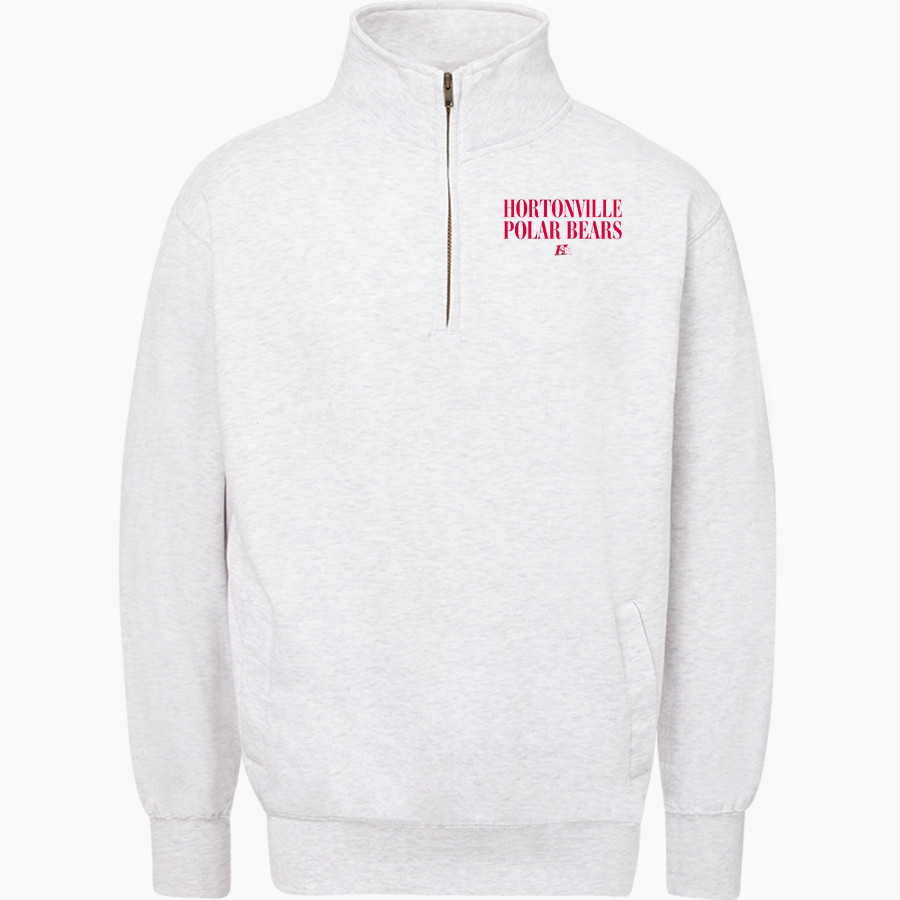 HORTONVILLE HIGH SCHOOL POLAR BEARS <span class="pdp-name-mascot">HORTONVILLE POLAR BEARS</span> MV Sport Men's Fundamental Fleece 1/4 Zip