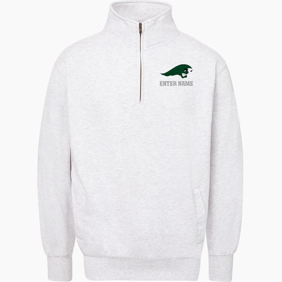 Greenville Green Wave official sideline store <span class="pdp-name-mascot">Greenville Green Wave</span> MV Sport Men's Fundamental Fleece 1/4 Zip