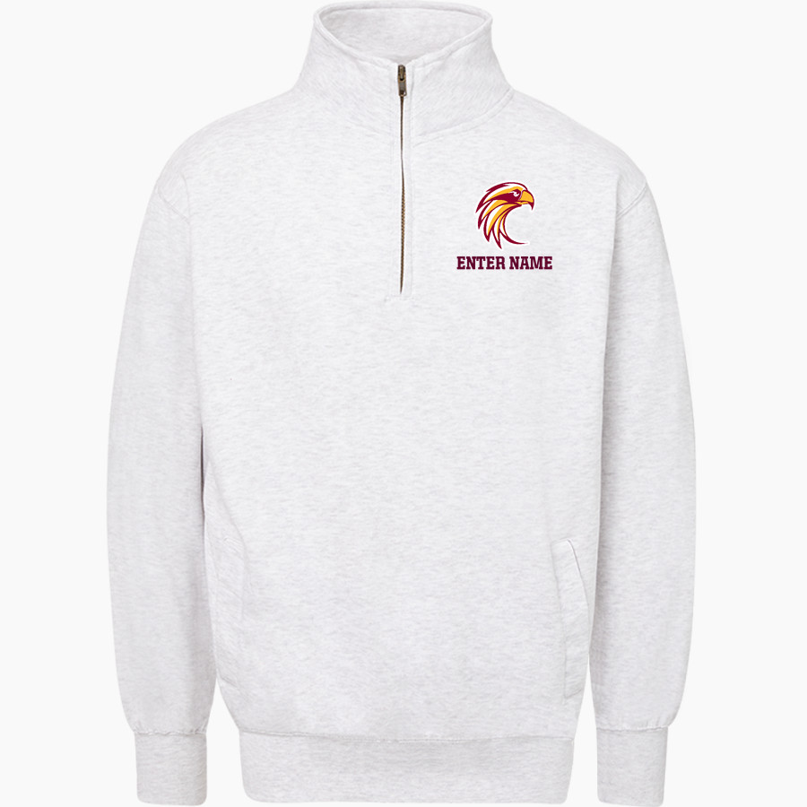 THE DALLES HIGH SCHOOL RIVERHAWKS MV Sport Men's Fundamental Fleece 1/4 Zip